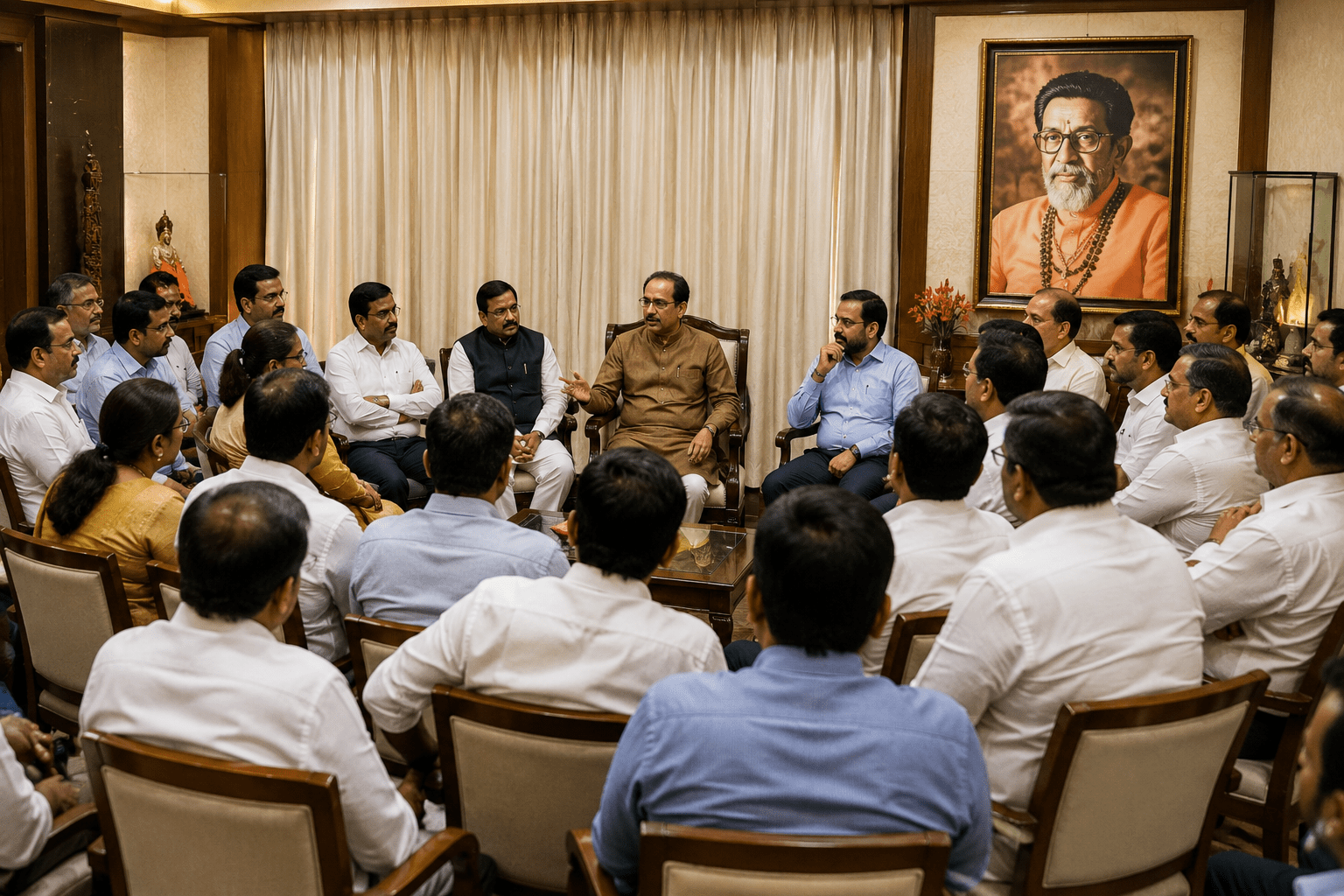 : Show of Strength at Matoshree: Uddhav Thackeray's Crucial Meeting, Who Attended and Who Skipped?