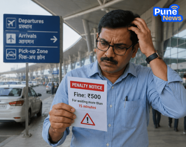Pune Airport Crackdown: ₹500 Fine for Parking Over 15 Minutes at the Terminal!
