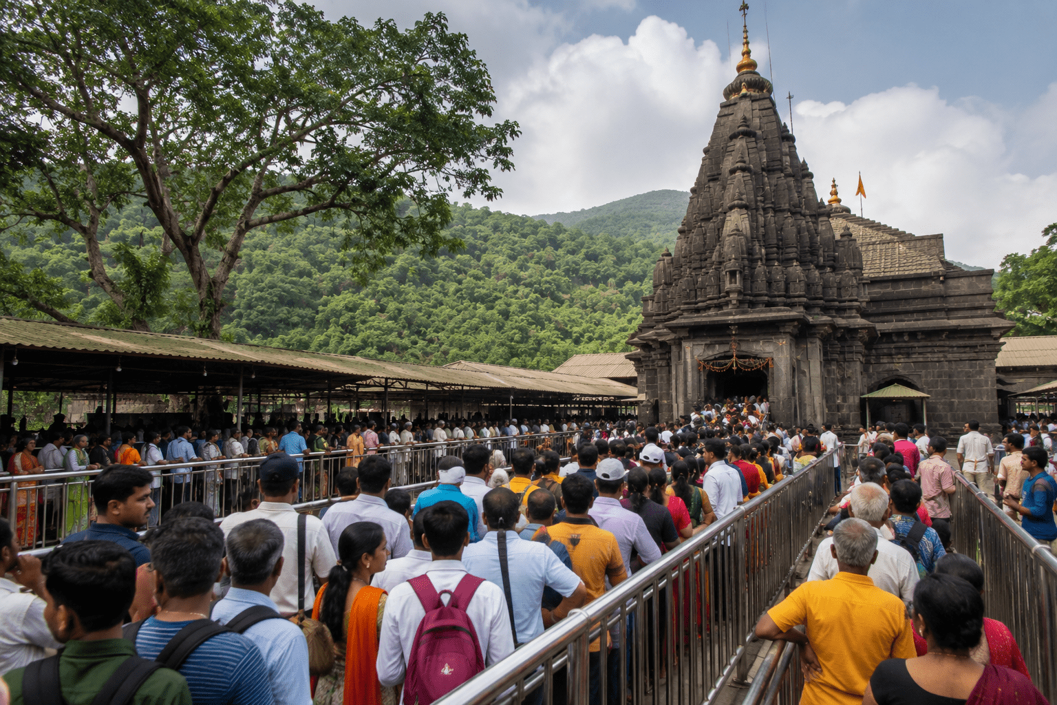 Big Decision at Bhimashankar: VIP Darshan Abolished; Mandatory Online Registration for All Devotees