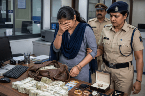 Shocking Fraud in MP: Female Bank Cashier Embezzles ₹41 Lakh for Online Gaming and Luxury Lifestyle; Arrested