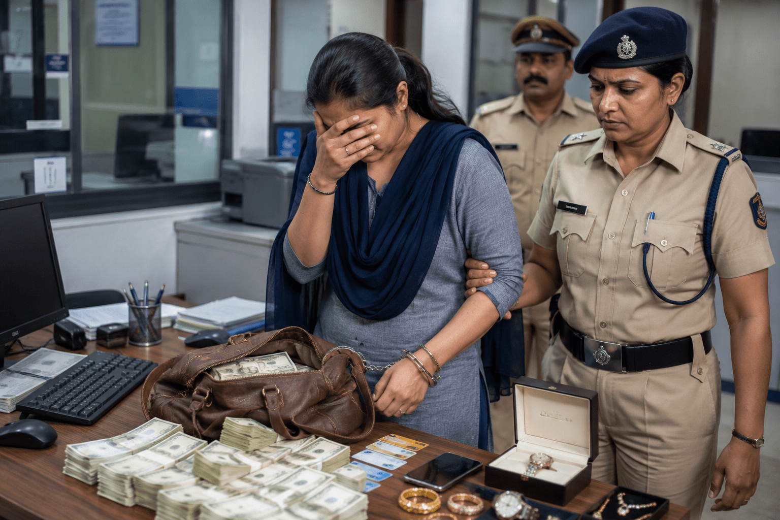 Shocking Fraud in MP: Female Bank Cashier Embezzles ₹41 Lakh for Online Gaming and Luxury Lifestyle; Arrested