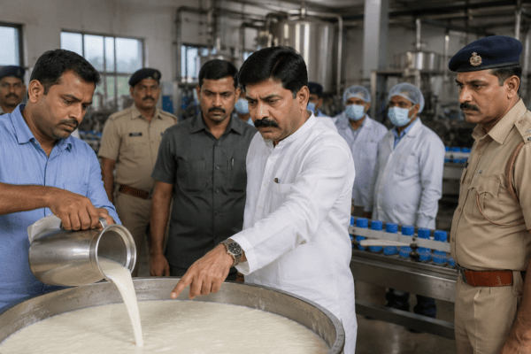 FDA on Warpath: Commissioner Tukaram Mundhe Cracks Down on Fake Milk Networks Across Maharashtra.