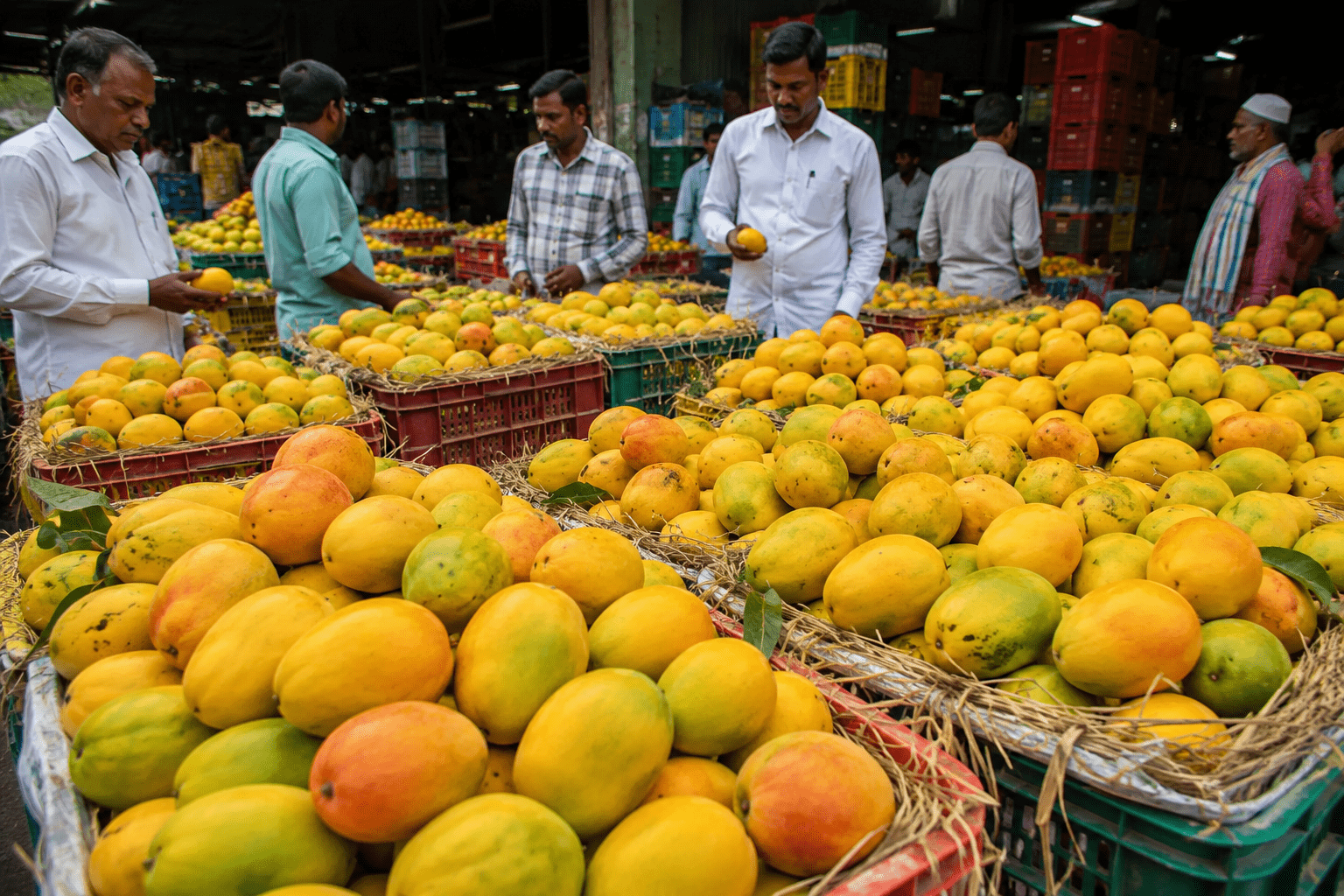 Delayed Monsoon Boosts Karnataka Alphonso Demand in Solapur; Prices Soar for Premium Varieties.