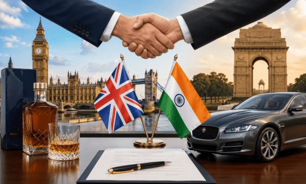 Mega Trade Deal: Scotch Whisky and Luxury Cars to Cost Less as India-UK FTA Kicks Off from July 15