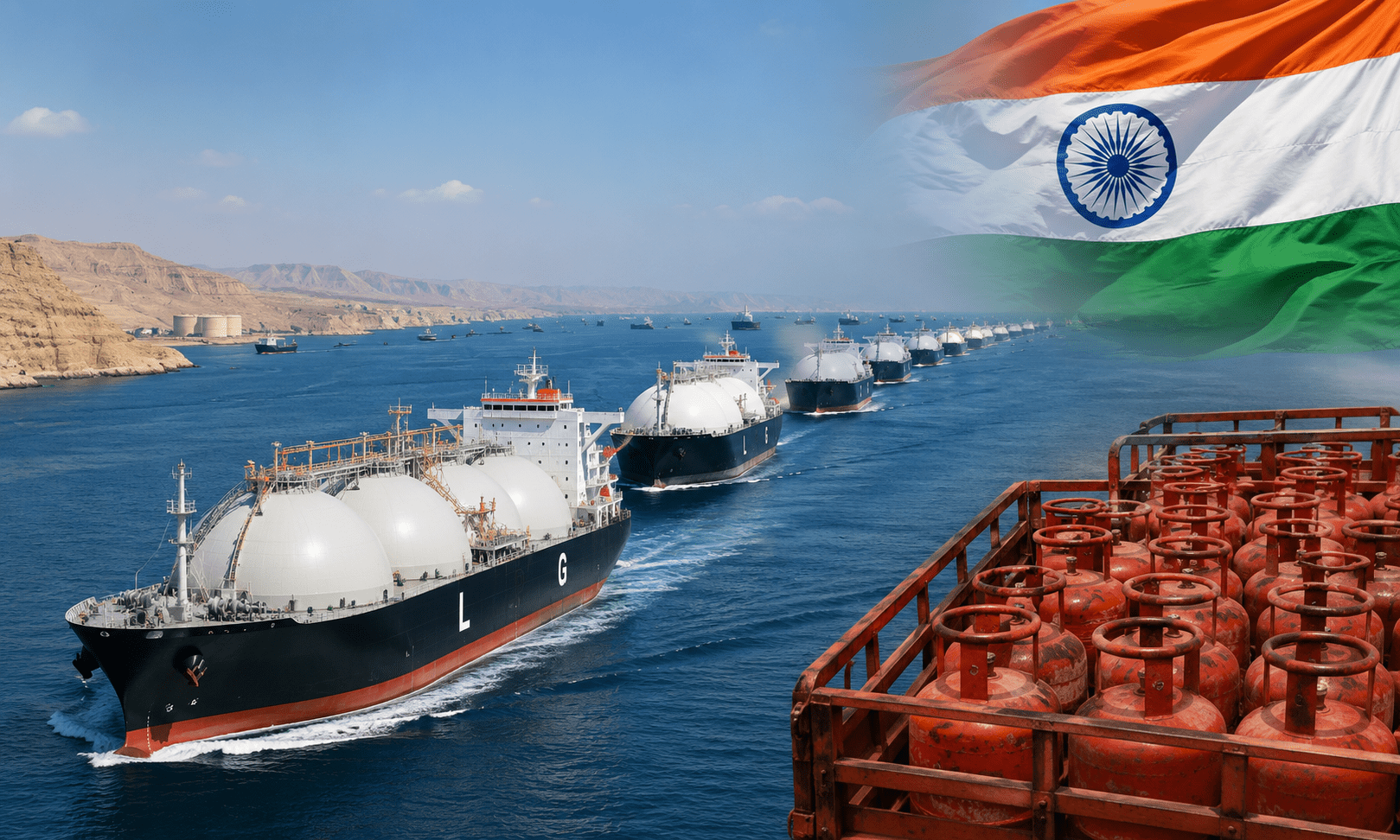 Relief for India! Strait of Hormuz Reopens, 40 LPG Tankers Rush Towards Indian Ports