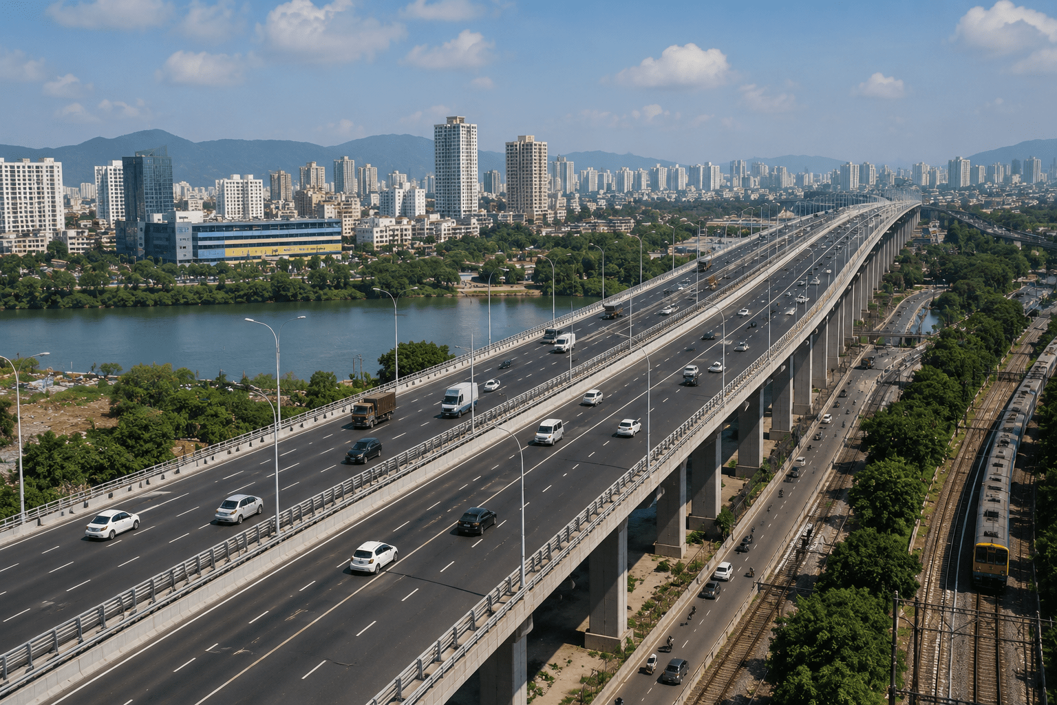 Thane-Navi Mumbai Commute Revolution! MMRDA Invites Bids for New 6-Lane Cable-Stayed Creek Bridge