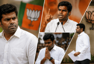 Big Setback for BJP in Tamil Nadu! Former State President K. Annamalai Resigns from Party Amid Speculation of Launching a New Movement.