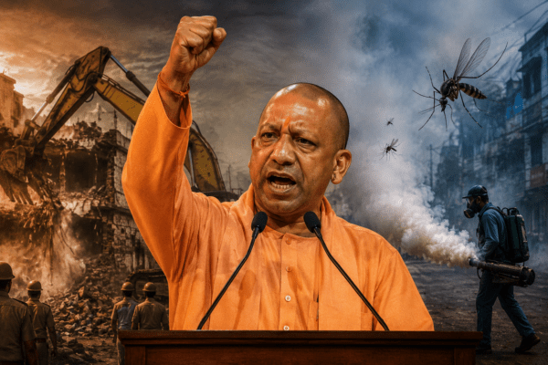 "We finished off mosquitoes as well as mafia": Yogi Adityanath's big declaration in Kushinagar.