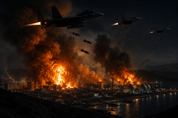 US Bombs Iranian Military Bases Again: Geruk City and Qeshm Island Targeted Amid Rising Tensions!