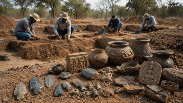 Archaeological Treasure Trove: Ancient Stone Age and Post-Era Settlement Discovered in Chandrapur
