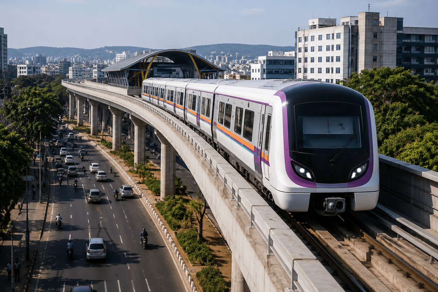 : Pune Metro Boost: District Court Route to Open by August-End; Travel Time from Shivajinagar to Hinjewadi to be Halved.