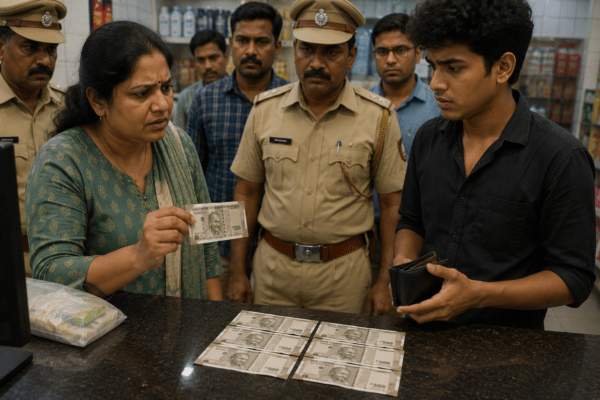 Alert Tea Seller Foils Fake Currency Scam: Two Arrested in Pune for Circulating Counterfeit ₹500 Notes.