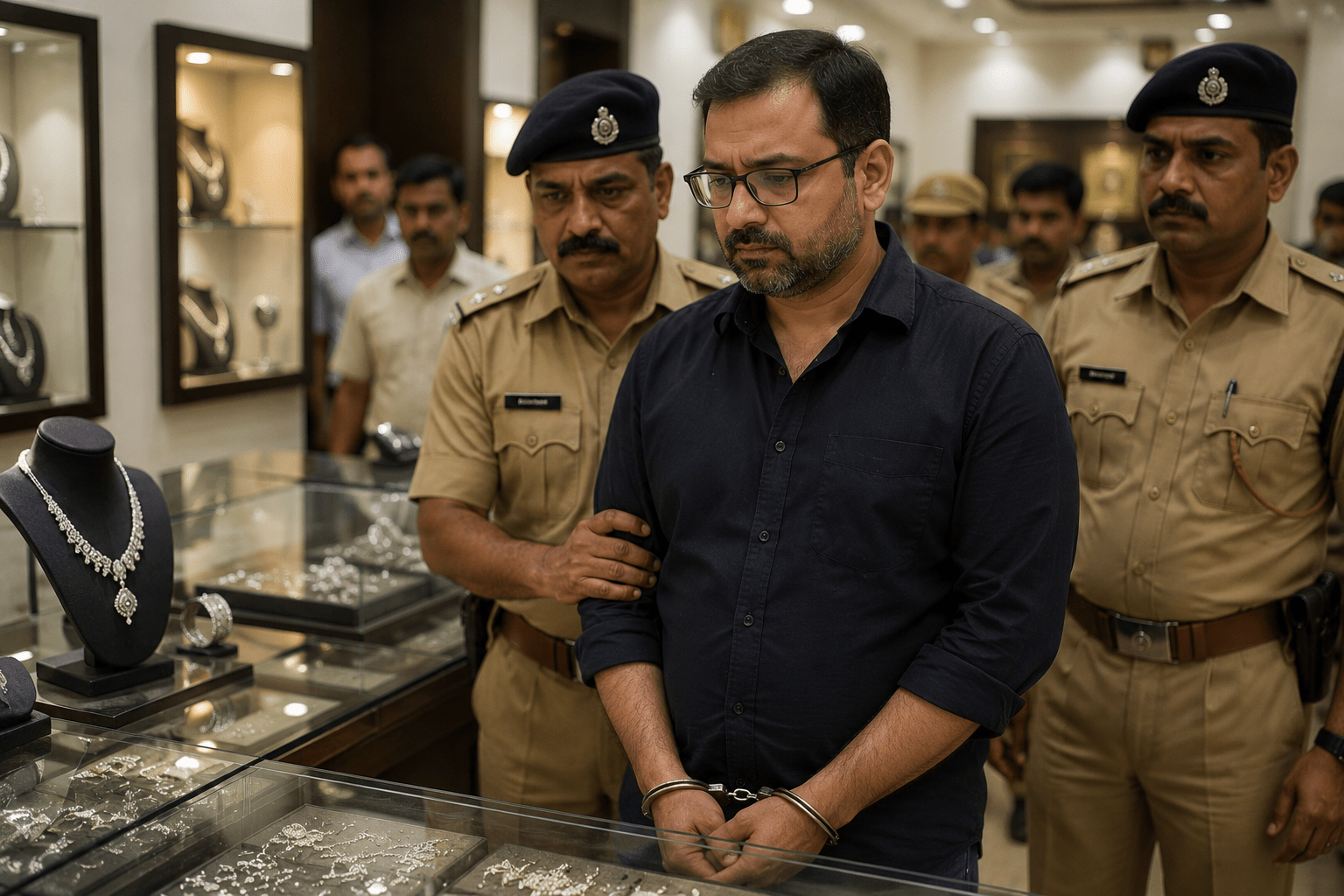 Gold and Diamonds Vanished, Only Silver Remained: Bafna Jewellers Director Arrested for ₹38 Crore Bank Fraud in Nashik.