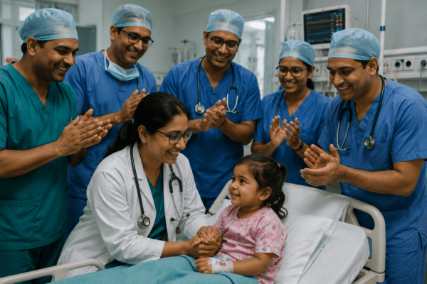 Miracle at Junnar: Doctors Bring 2.5-Year-Old Girl Back from the Jaws of Death After Cobra Bite.