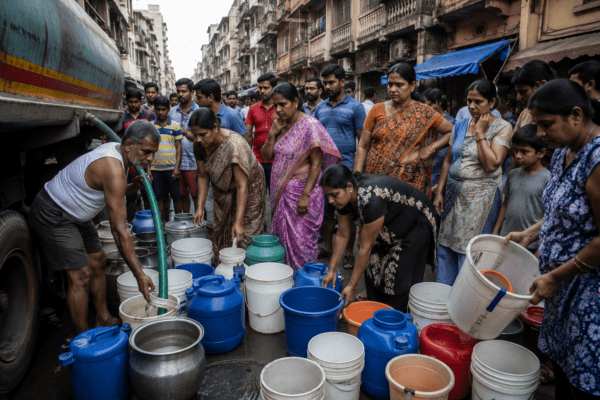 Month-Long Water Crisis in Mumbai's Girgaum: Residents Struggle for Basic Needs.