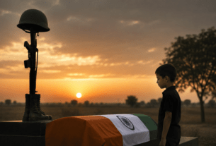 8-Year-Old Boy Loses His Father: Amravati Soldier Makes the Ultimate Sacrifice for the Nation.