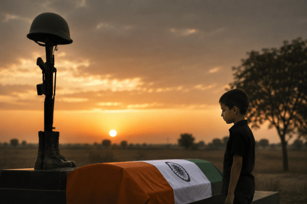 8-Year-Old Boy Loses His Father: Amravati Soldier Makes the Ultimate Sacrifice for the Nation.  