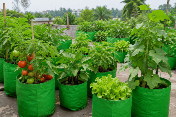 Say Goodbye to Heavy Pots! Boost Your Home Garden with HDPE Grow Bags for Healthier Vegetables.