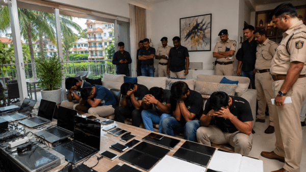 Cyber Fraud Empire Busted: ₹6.25 Crore Scam Uncovered in Goa’s Luxury Society; 12 Arrested
