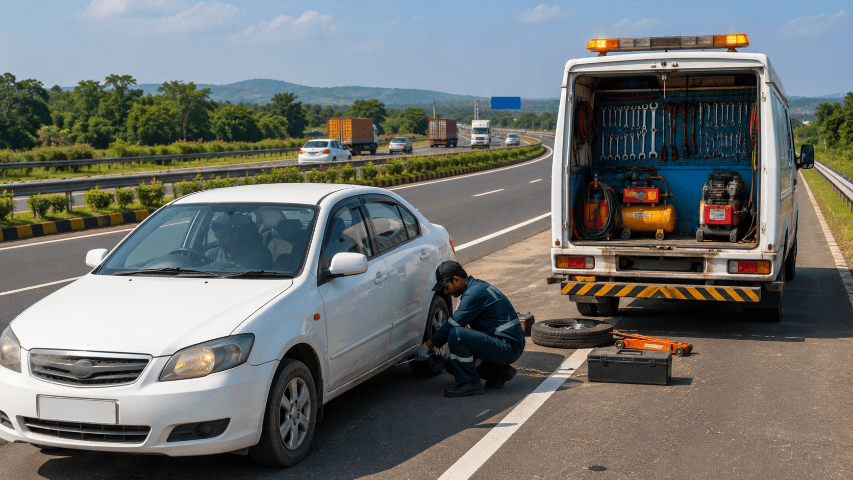 Relief for Commuters: NHAI Mandates Vehicle Repair and Puncture Shops at Highway Wayside Amenities