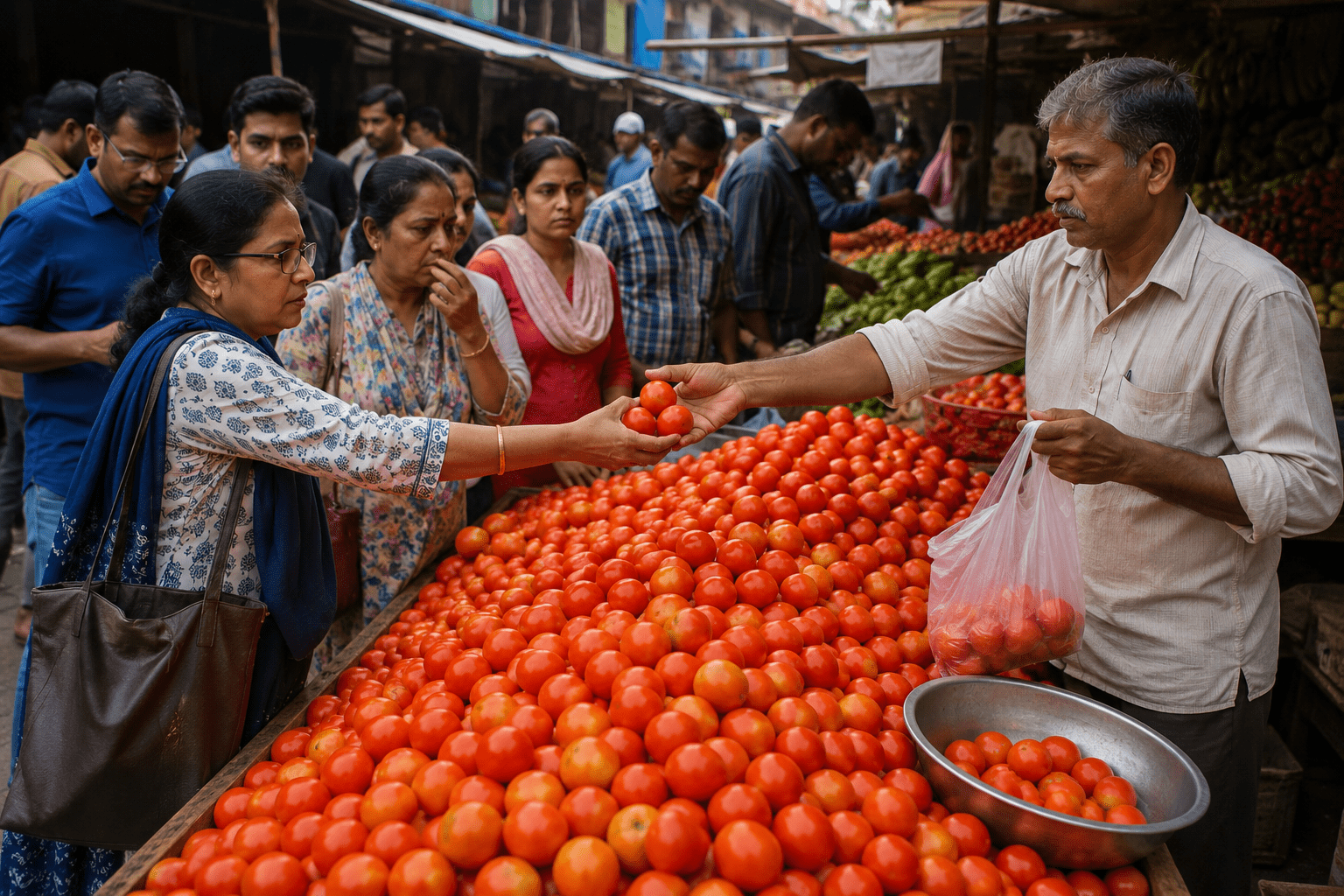 Tomato Prices Skyrocket: Government Steps in to Sell Subsidized Tomatoes to Provide Relief