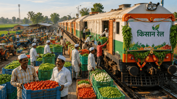 Boost for Sangli Farmers: 'Kisan Rail' Approved, Opening New Avenues for Fruit and Vegetable Exports