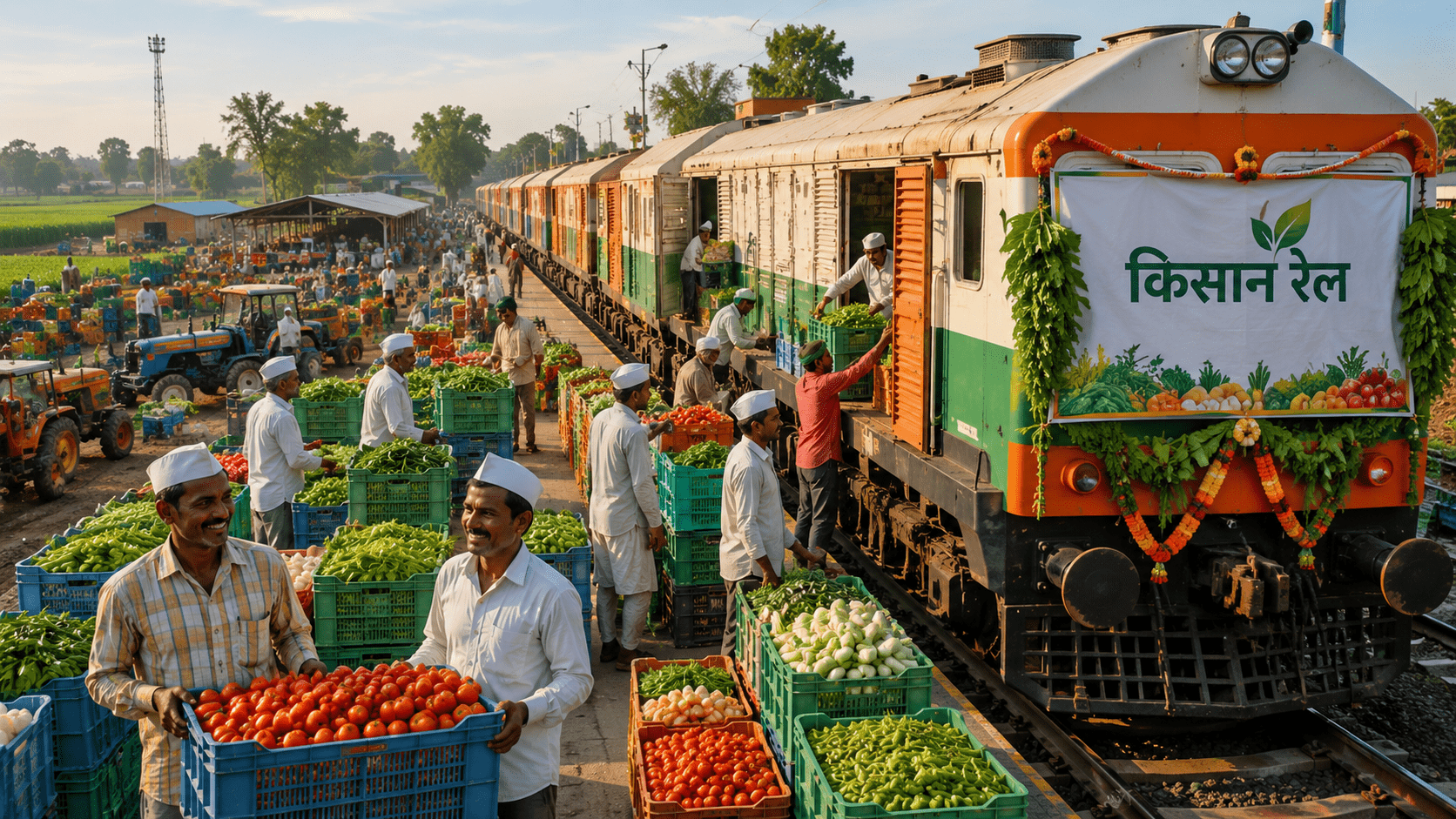 Boost for Sangli Farmers: 'Kisan Rail' Approved, Opening New Avenues for Fruit and Vegetable Exports