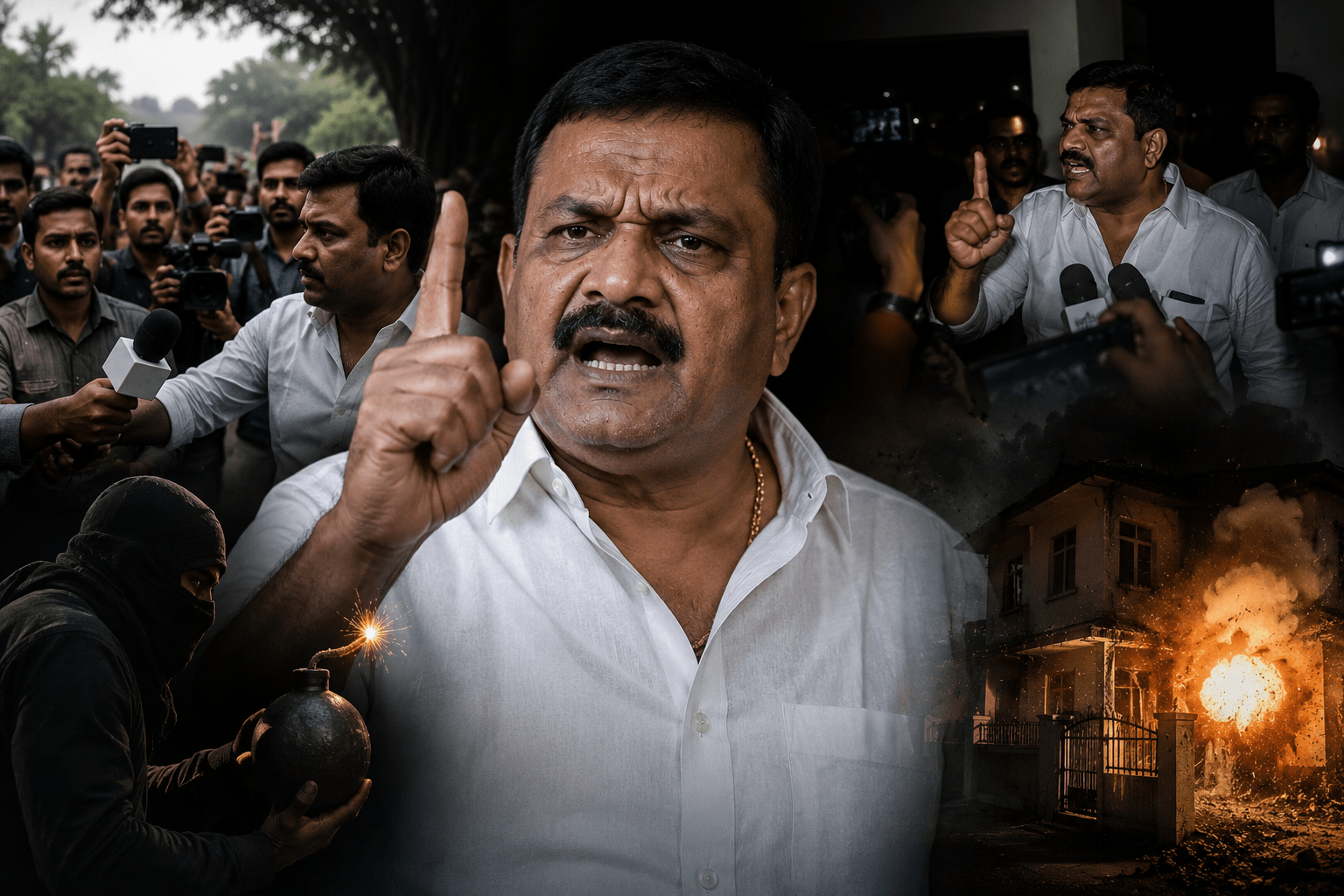 Political Controversy: MP Sanjay Dina Patil Caught on Camera Threatening Journalists, Viral Video Sparks Outrage