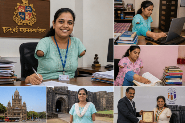 Beyond Limits: Panhala’s Mauli Adkur Overcomes Physical Challenges to Become an Officer in BMC