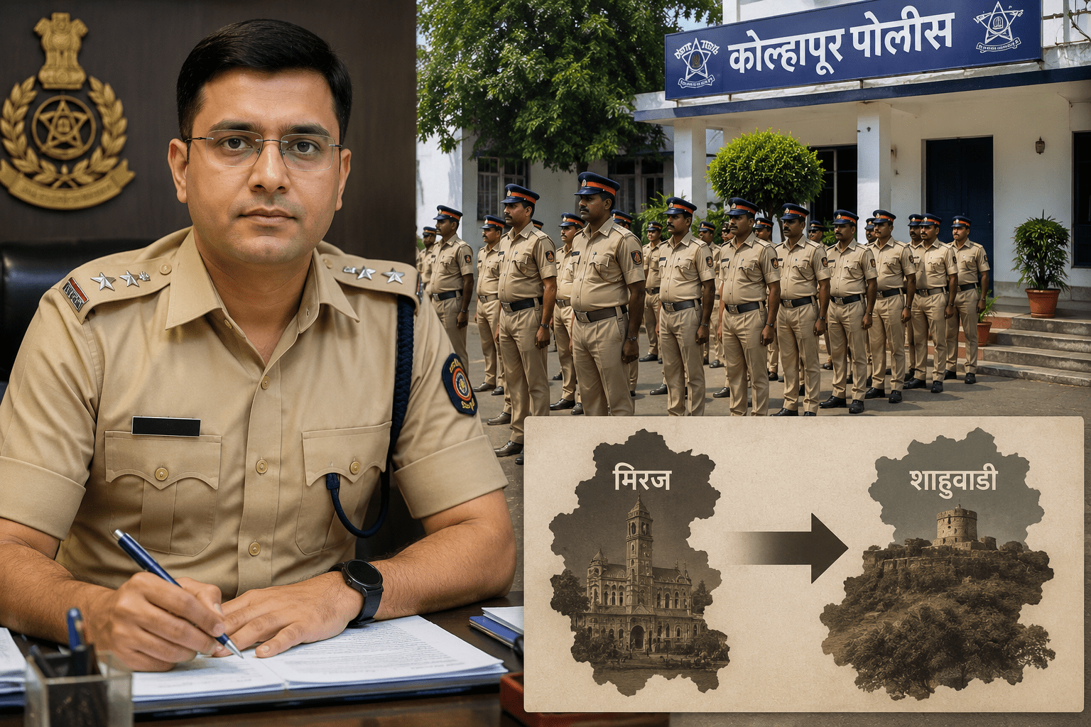 Major Administrative Reshuffle in Kolhapur Police Department: DYSP Pravin Gilda Transferred to Shahuwadi