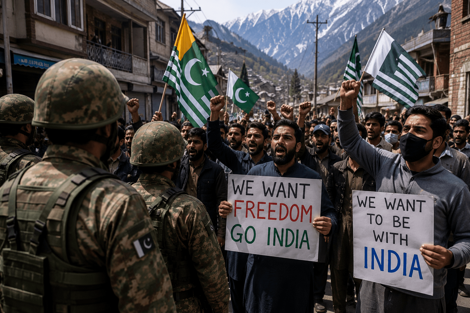 Rebellion in PoK: Protesters Challenge Pakistani Army, Warn of Joining India Amid Severe Crackdown.