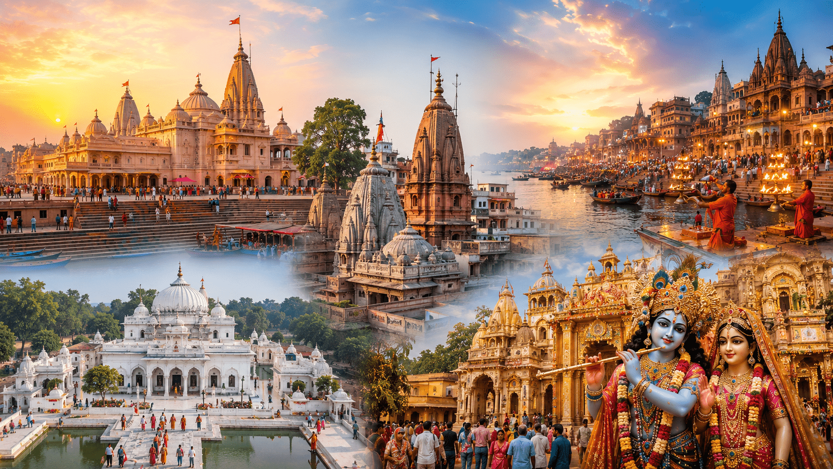 Spiritual Tourism Boom: Ayodhya, Kashi, Mathura, and Vrindavan Drive Uttar Pradesh to the Top of India’s Tourism Map