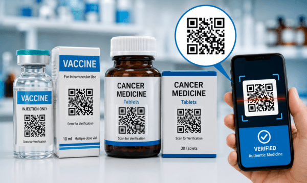 Now Scan and Know: QR Codes Made Mandatory on All Vaccines and Cancer Drugs to Ensure Authenticity