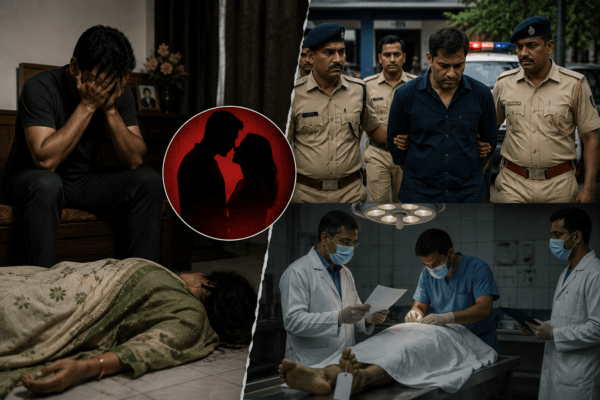  Badlapur Crime: Husband Murders Wife Over Extramarital Affair, Fakes It as a Heart Attack.  