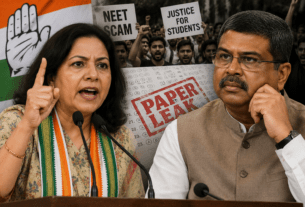 Congress Slams Centre Over NEET Paper Leak Row: Dr. Shama Mohamed Demands Education Minister Dharmendra Pradhan’s Resignation.