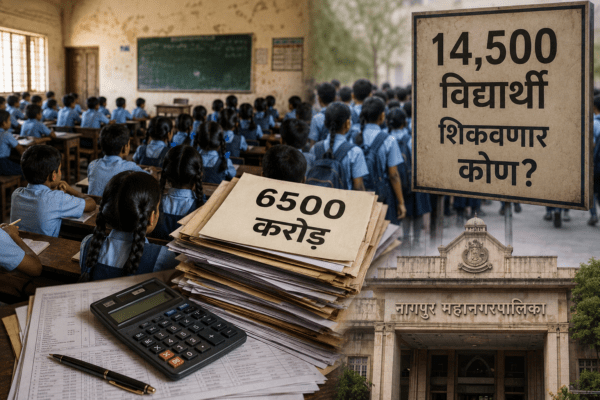 6,500 Crore Budget but No Teachers: 14,500 Students’ Future Hangs in Balance at Nagpur Municipal Corporation.