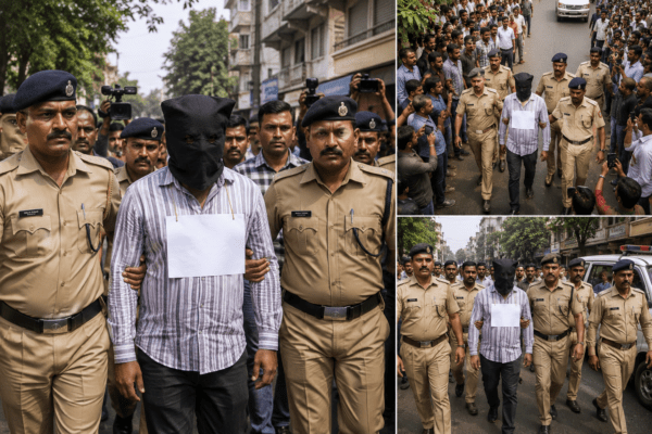"This is a Criminal, We Are Taking Him to Court": Pune Police’s Strong Message While Parading Murder Accused.