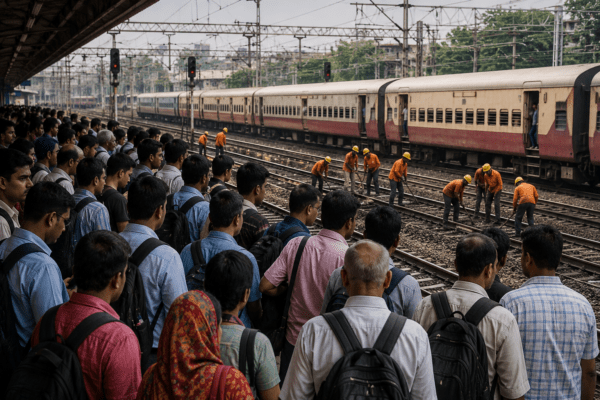 9-Hour Rail Traffic Block on July 5; Six Trains Including Mumbai-Pune Express Cancelled.