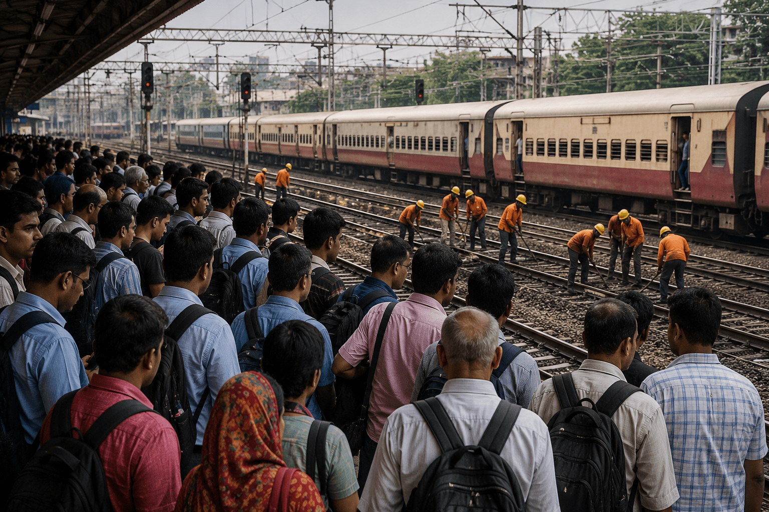 9-Hour Rail Traffic Block on July 5; Six Trains Including Mumbai-Pune Express Cancelled.