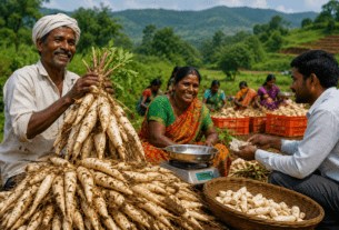 White Musli Farming Boom: Nashik's Tribal Belt Strikes Gold as Premium Medicinal Crop Commands ₹2,000 to ₹3,000 Per KG!