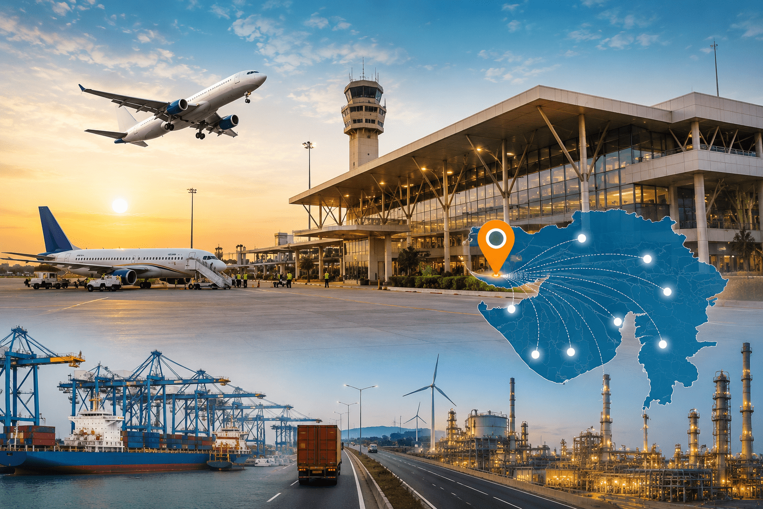 Mundra Airport: Kutch’s Mighty Economic Engine Gears Up; Commercial Flights Open New Frontiers of Progress!