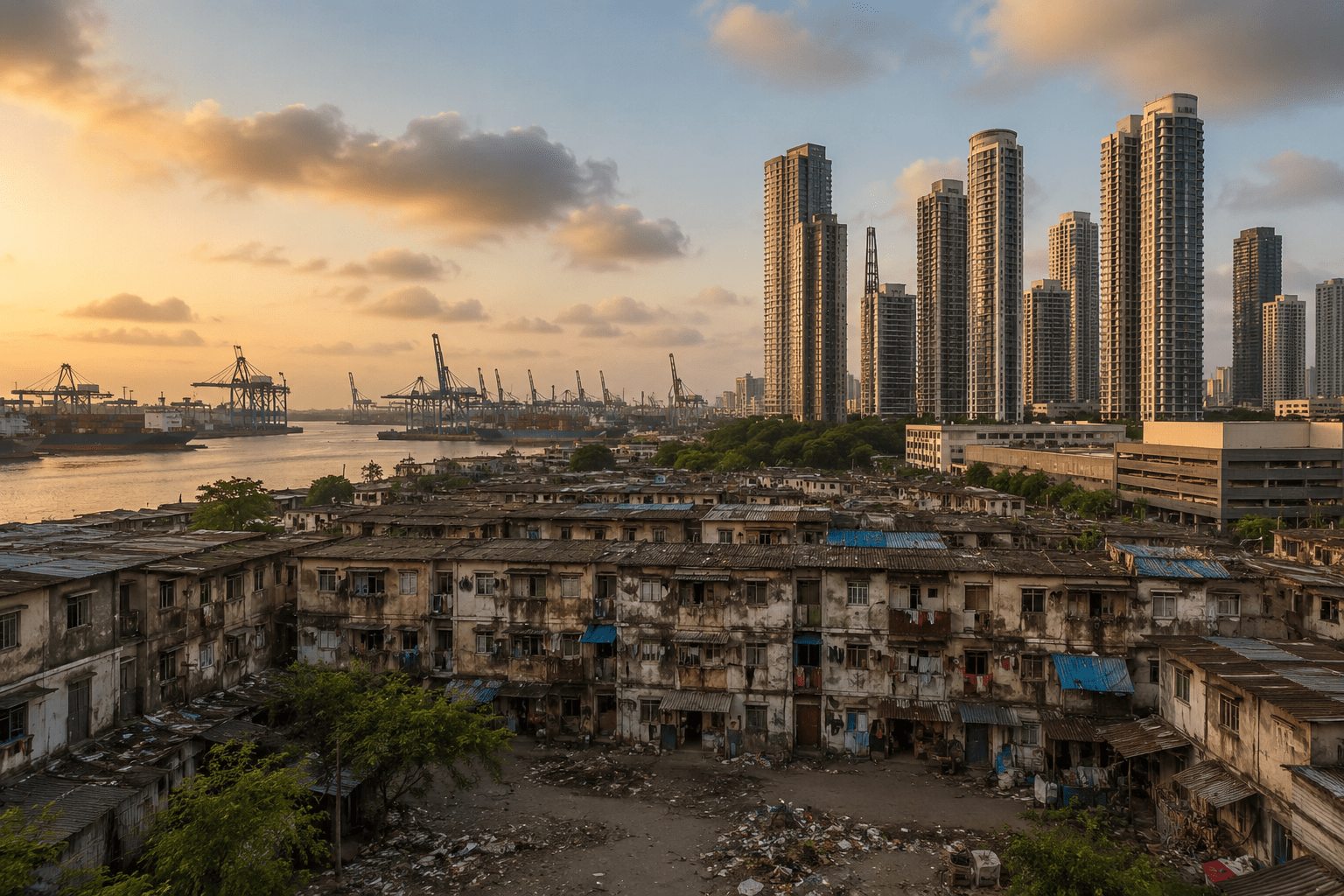 Mumbai Redevlopment Crisis: 960 Families Stuck in Dilapidated Sewri BDD Chawls as Massive Project Halts Over Stalled Mumbai Port Trust Approval!