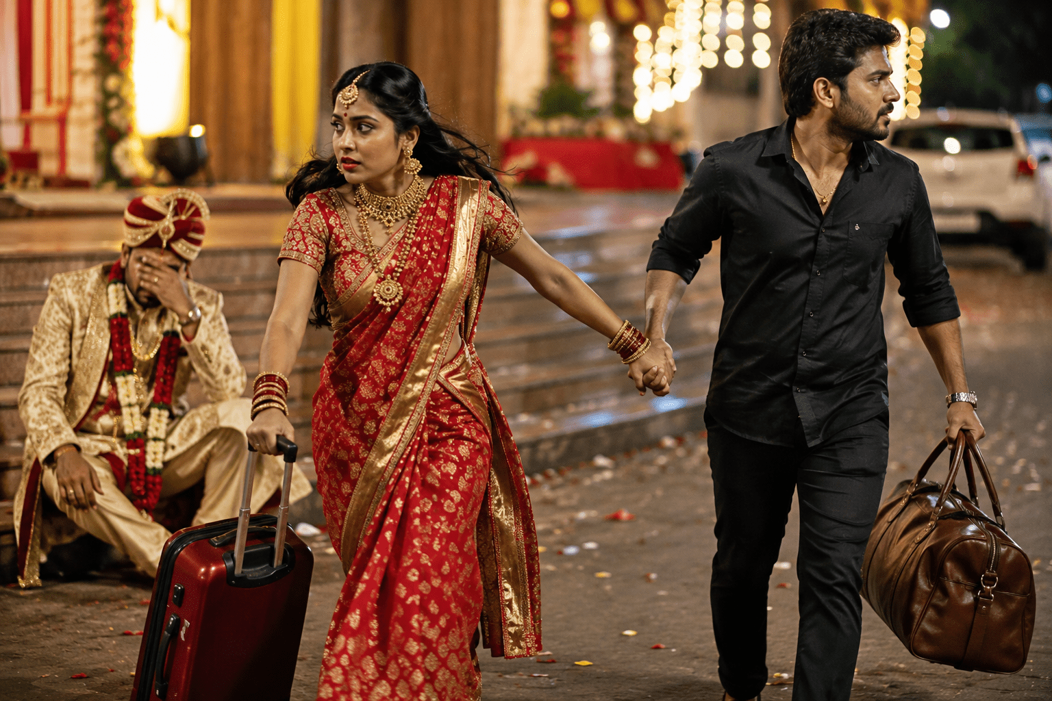 Bride Elopes with 'Brother-in-Law' Day After Wedding; Steals Valuables Worth Thousands.