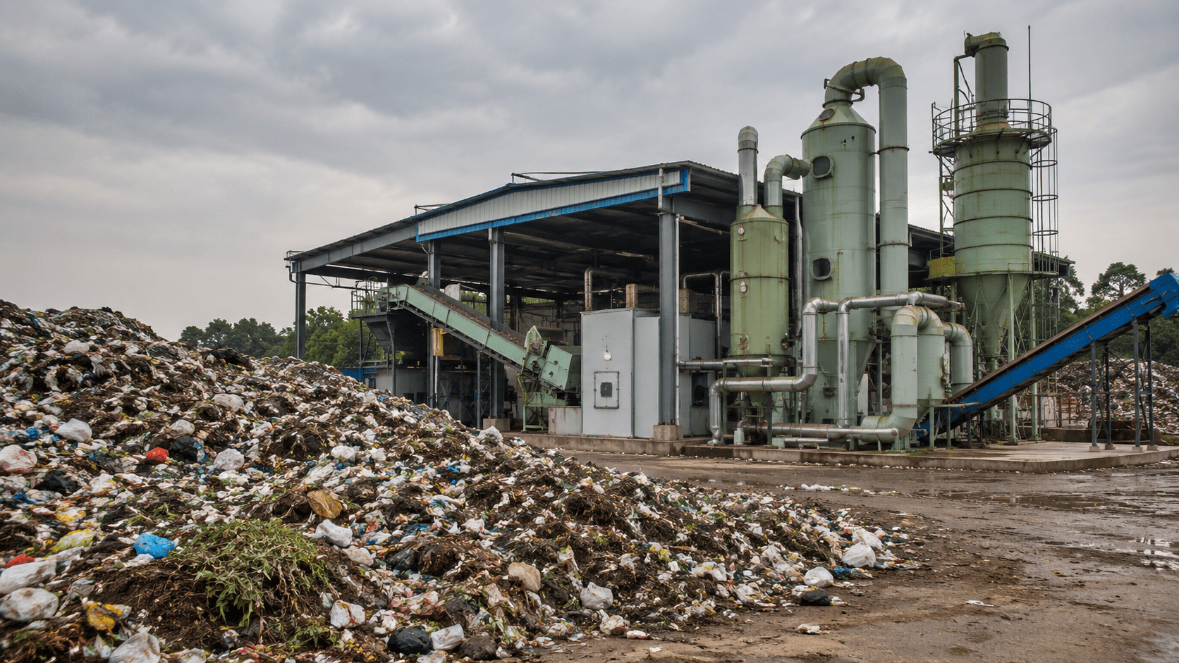 Solve the Issue or Face Crime": APMC Market's 15-Year-Old Waste-to-Energy Project Remains a Pipe Dream.
