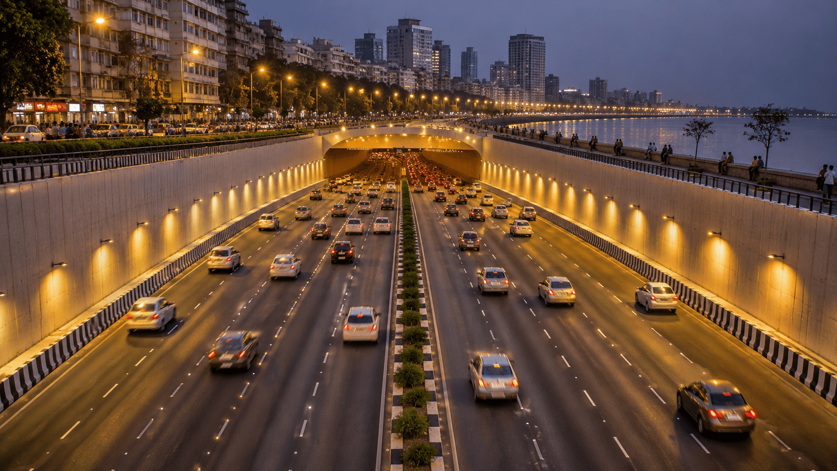 Traffic Ease at Orange Gate-Marine Drive: 280-Meter Stretch to Get 13 Lanes for Better Connectivity.