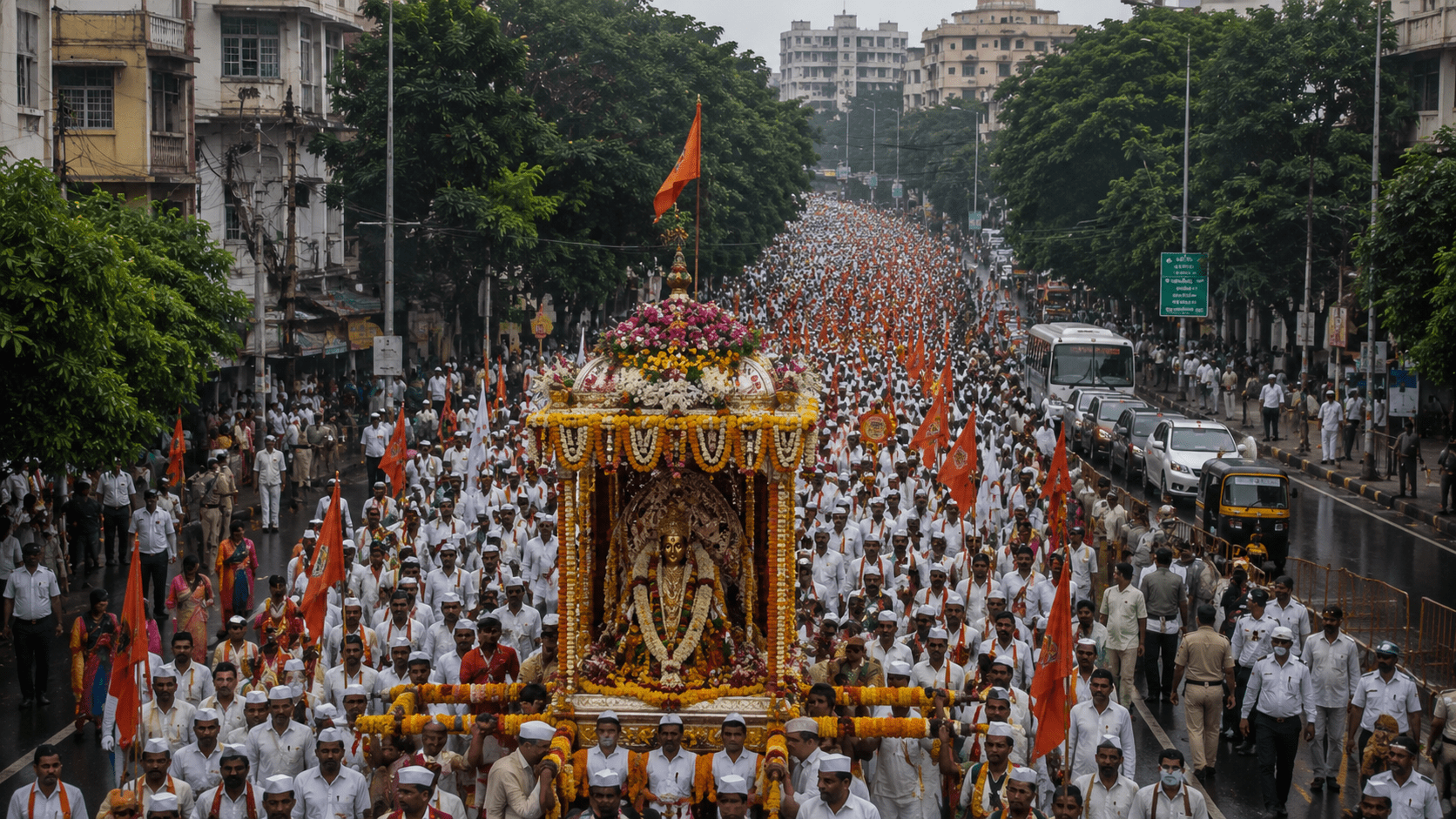 Pune Palkhi Traffic Alert 2026: Major Road Closures and Route Diversions Announced for Dnyaneshwar Maharaj Palkhi Procession.