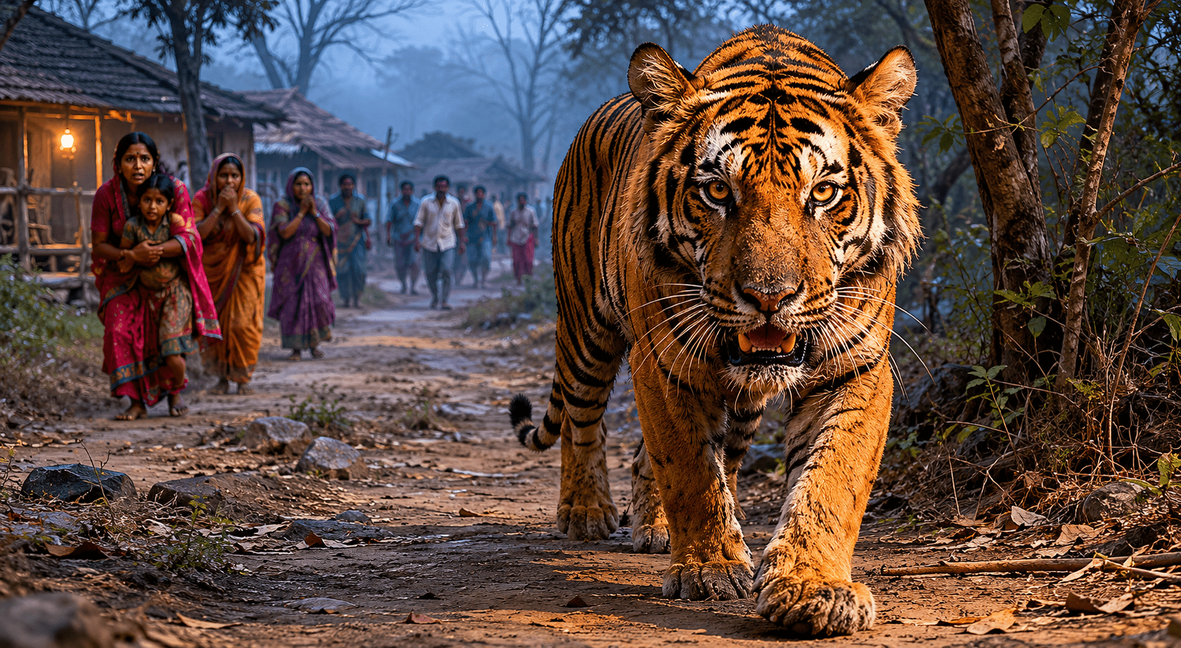 Fear Grips Melghat: Panic After Man-Eating Tigress, Responsible for 4 Deaths, Brought to Paratwada Transit Centre!