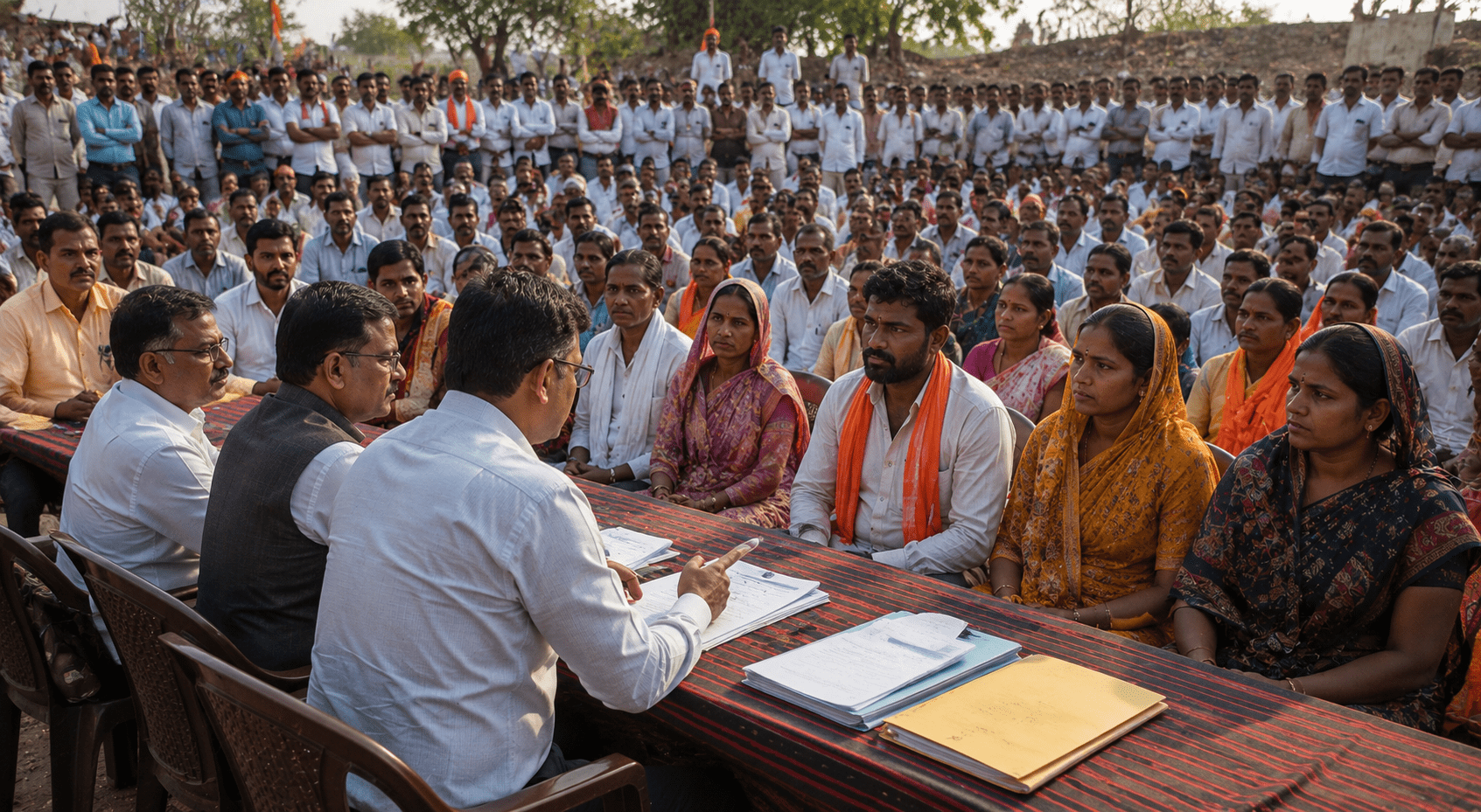 Major Relief: Jobs in MIDC Announced for Families of Deceased Agitators, Fulfilling Promise Made at Antarwali Sarati!
