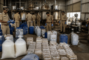 Maharashtra Police Strikes Again! Massive MD Drug Factory Busted in Telangana, Contraband Worth Rs 20 Crore Seized.