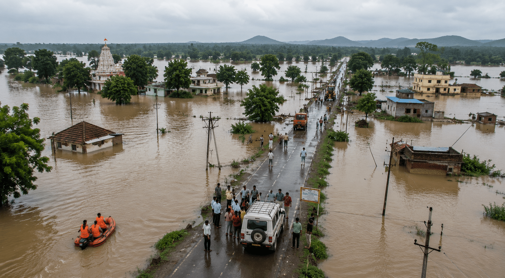Alert in Nagpur: 66 Villages Under Flood Threat! Administration Issues Warning as Monsoon Approaches.